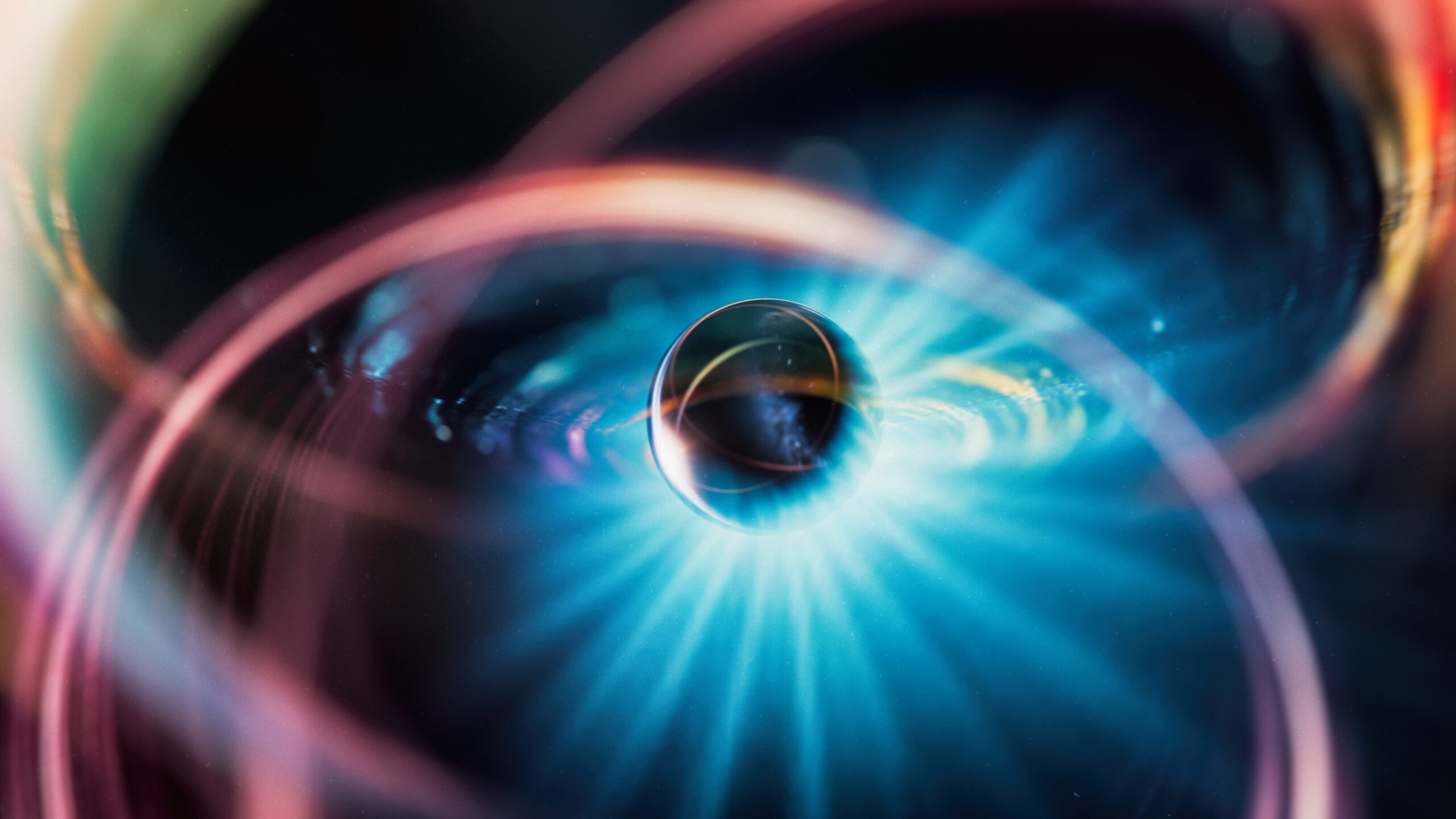 Nuclear fusion - 3d rendered image illustration  of a high-energy plasma core within a tokamak, symbolizing advanced nuclear fusion technology.